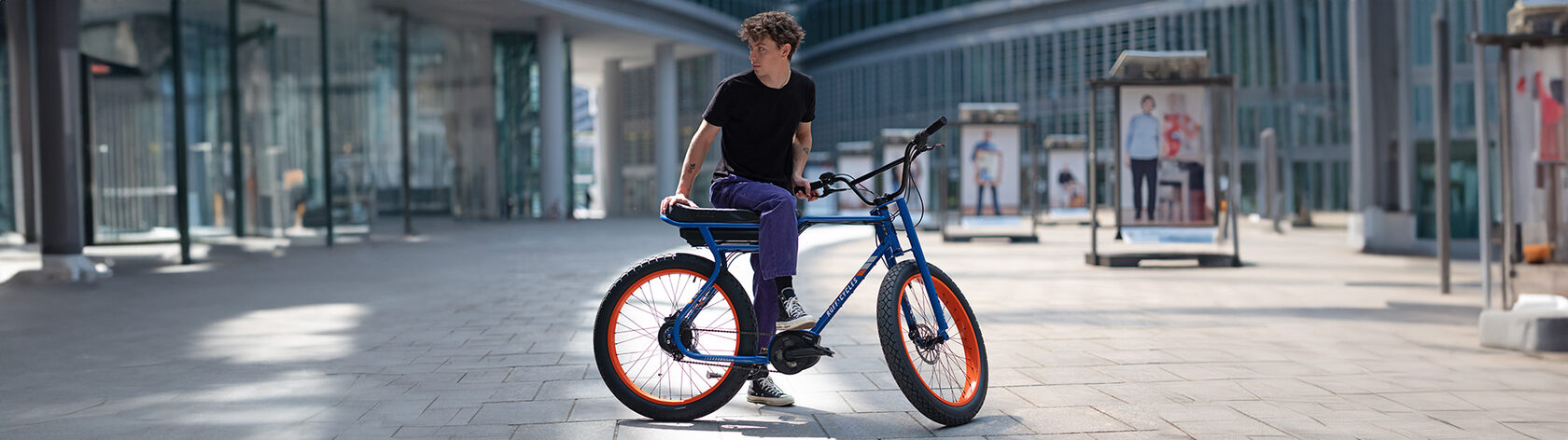 Men's E-bike Ruff Cycles Biggie Bosch Performance Line CX Midnight Black