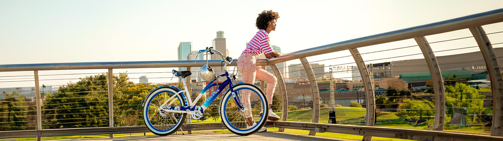 E-bike Electra Cruiser GO! Step Thru Shibori