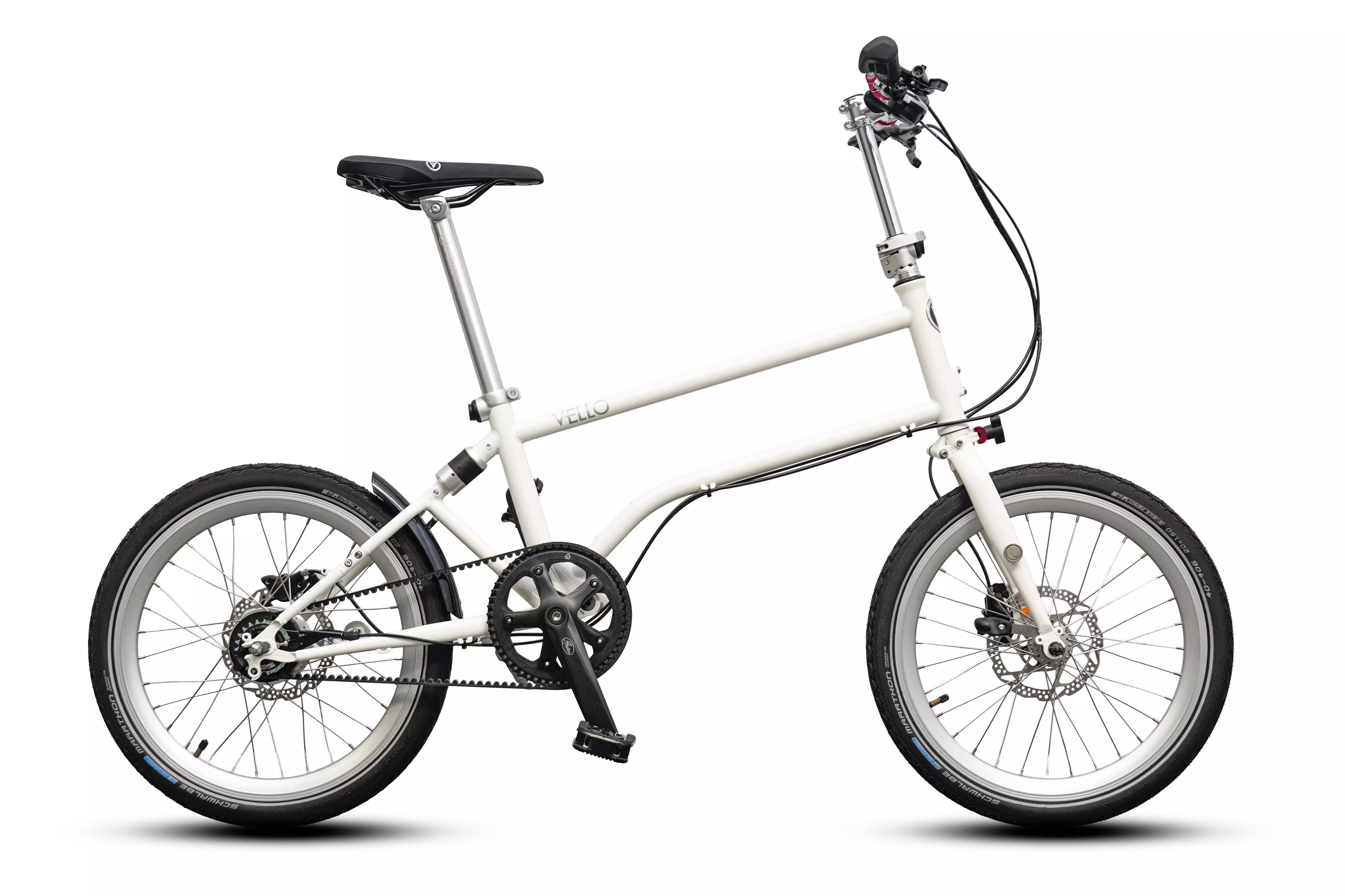 Folding Bike Vello Rocky White