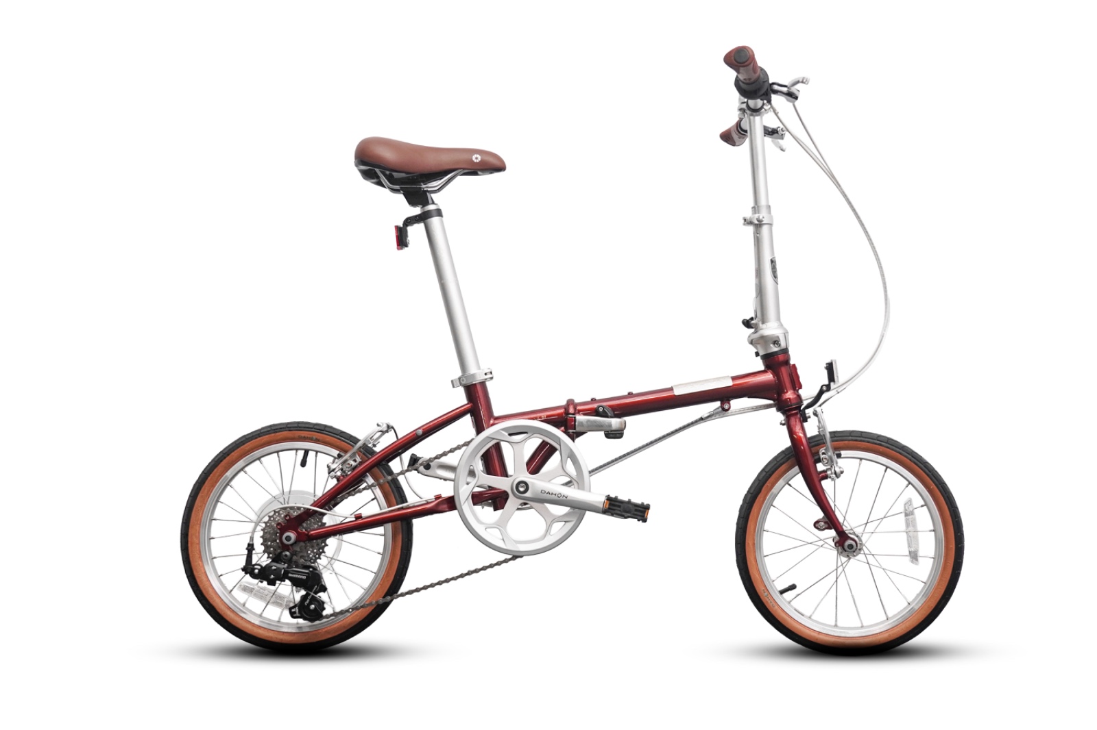 Folding bike Dahon Boardwalk D7 16'' Dark Red