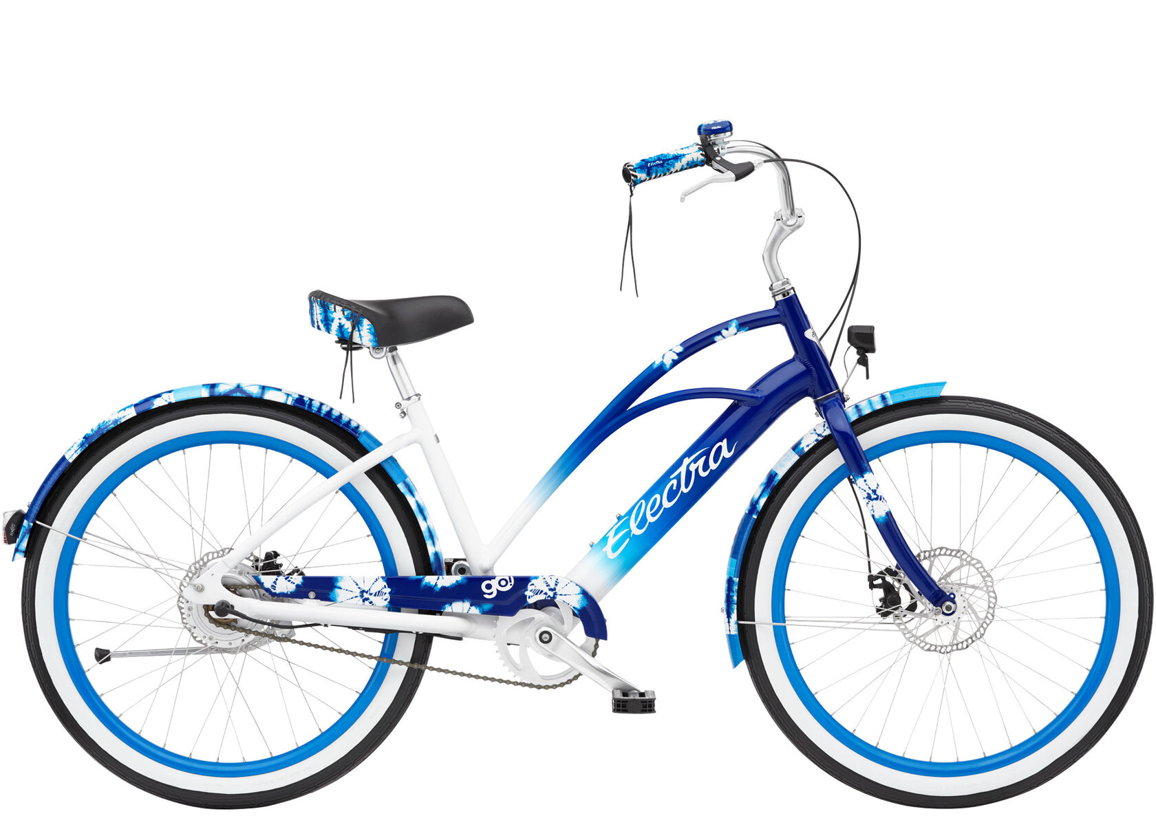E-bike Electra Cruiser GO! Step Thru Shibori