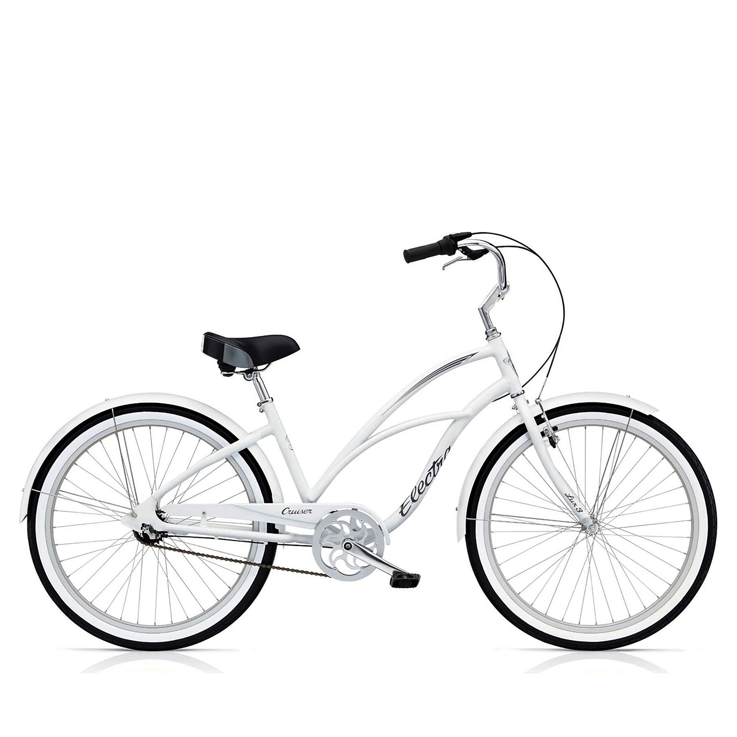 Bike Electra Cruiser Lux 3i Step Thru White