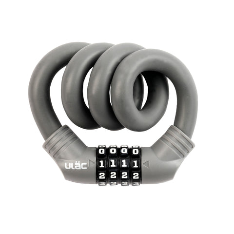 Ulac 1970 Memory Cable Lock Combo Grey