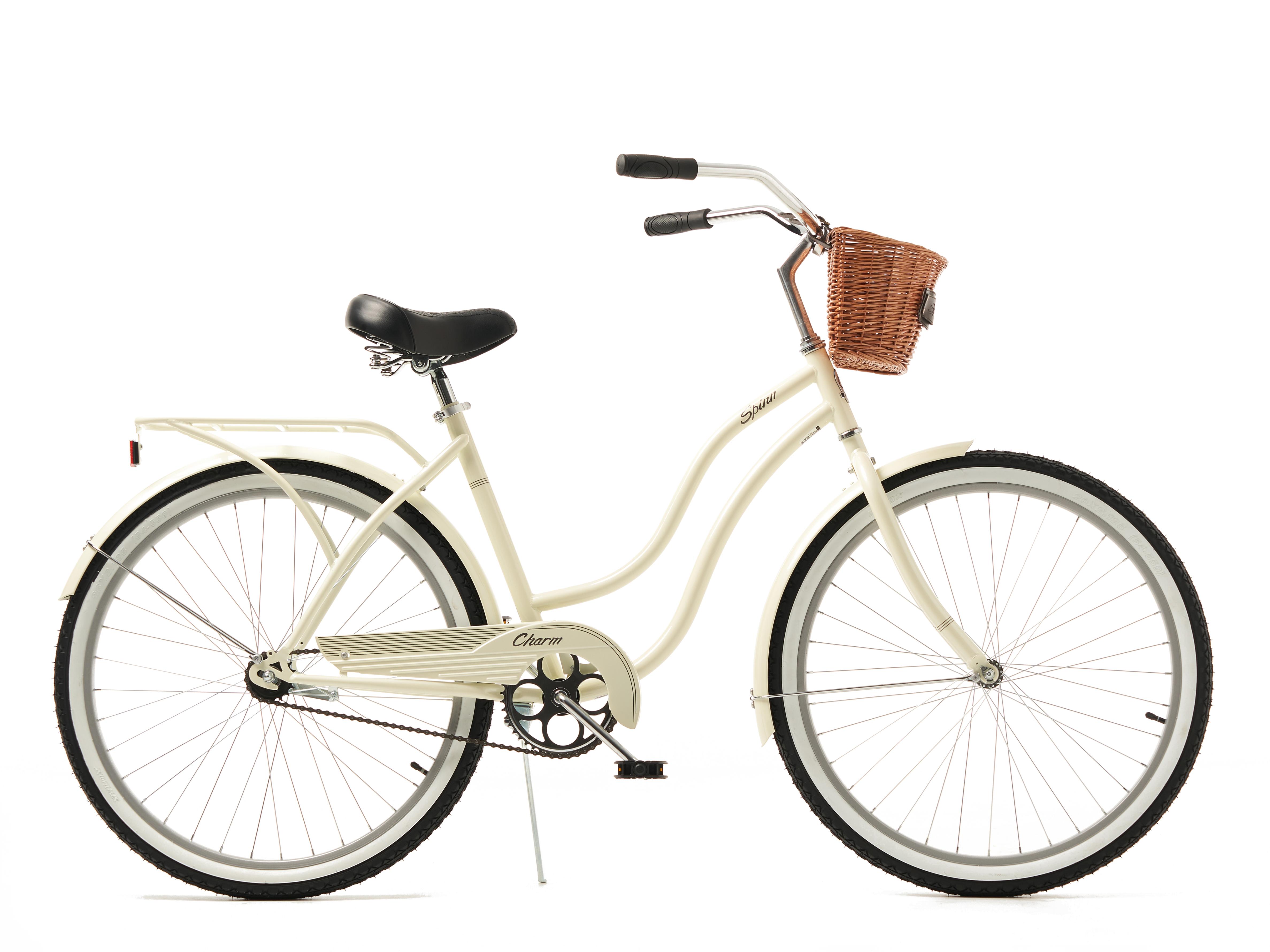 Bike Spinn Charm 1-speed Pearl White