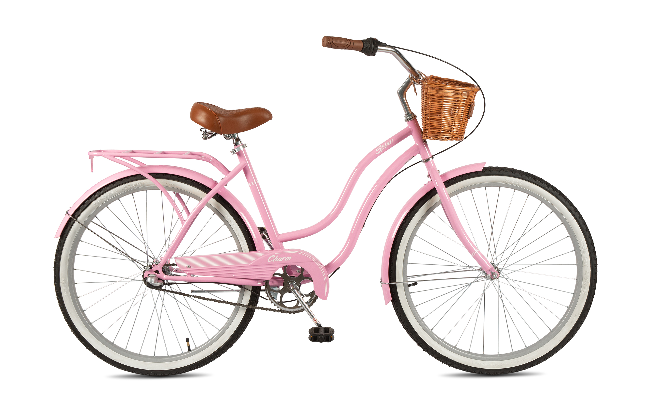 Bike Spinn Charm 1-speed Soft Pink
