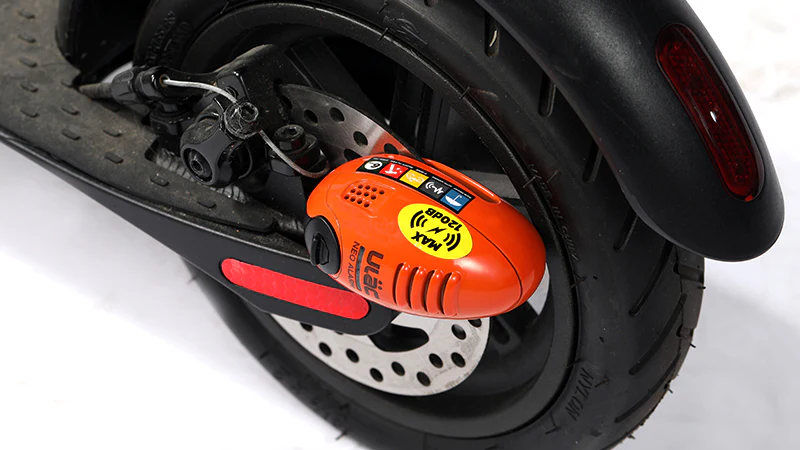 Велосипедный замок Ulac Air Alarm Disc Lock White
