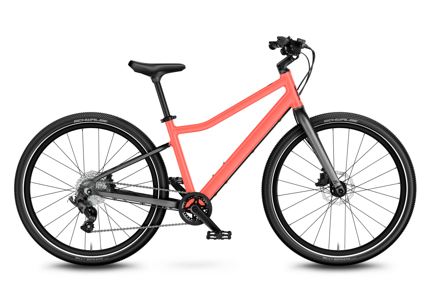 Kids' Bike Woom explore 5 neon coral 24”