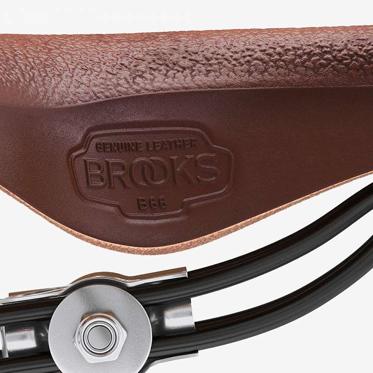 Седло для велосипеда Brooks B66 Leather Saddle Brown
