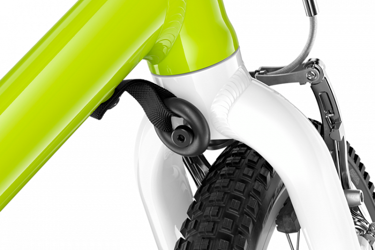 Детский велосипед Woom original 3 G lizard lime 16