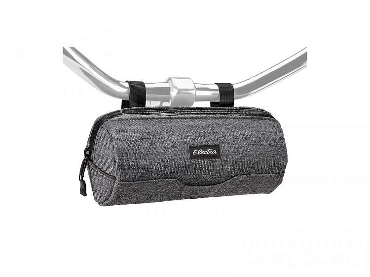 Сумка для велосипеда Electra Heather Charcoal Cylinder Handlebar Bag