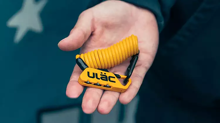 Велосипедный замок Ulac Piccadilly LTD Navy 