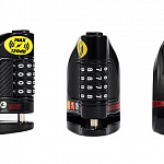 Велосипедный замок Ulac Air Alarm Combo Disc Lock Black