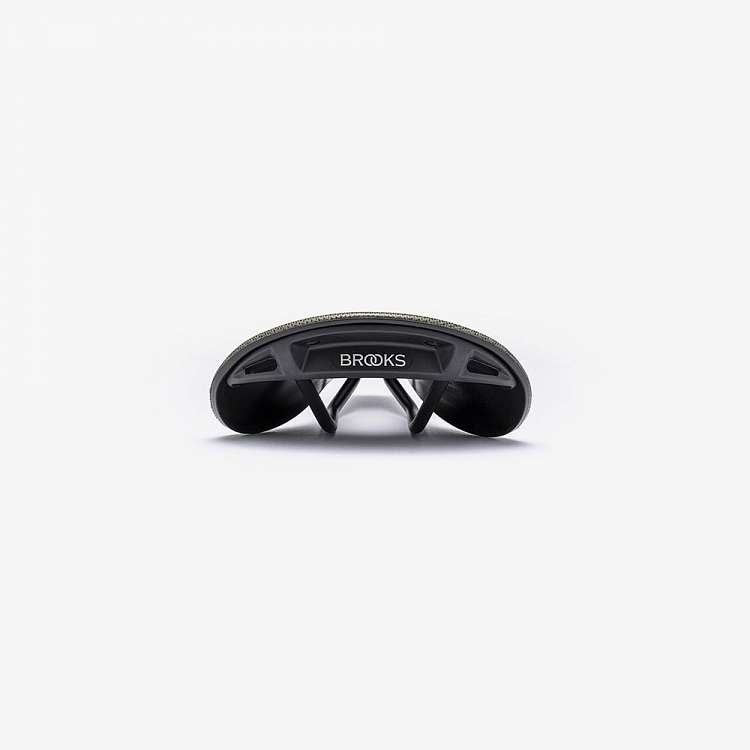 Седло для велосипеда Brooks C17 Carved Cambium Saddle Mud Green