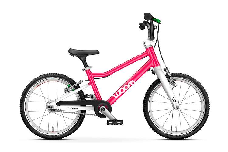 Детский велосипед Woom go 3 AUTOMAGIC hot pink 16