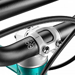 Детский велосипед Woom go 3 AUTOMAGIC metallic turquoise/petrol 16