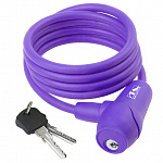 Велосипедный замок M-Wave Cable Lock Purple