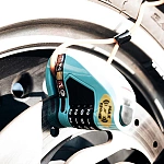 Велосипедный замок Ulac Air Alarm Combo Disc Lock Sky
