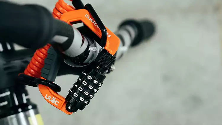 Велосипедный замок Ulac Guardian Mik 2 Orange