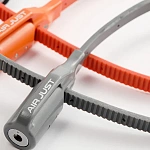 Велосипедный замок Ulac Air Just Z-tie Lock Grey
