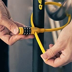 Велосипедный замок Ulac Air Just Z-tie Lock Combo Grey
