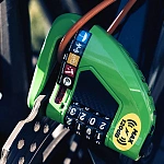Велосипедный замок Ulac Air Alarm Combo Disc Lock Sky