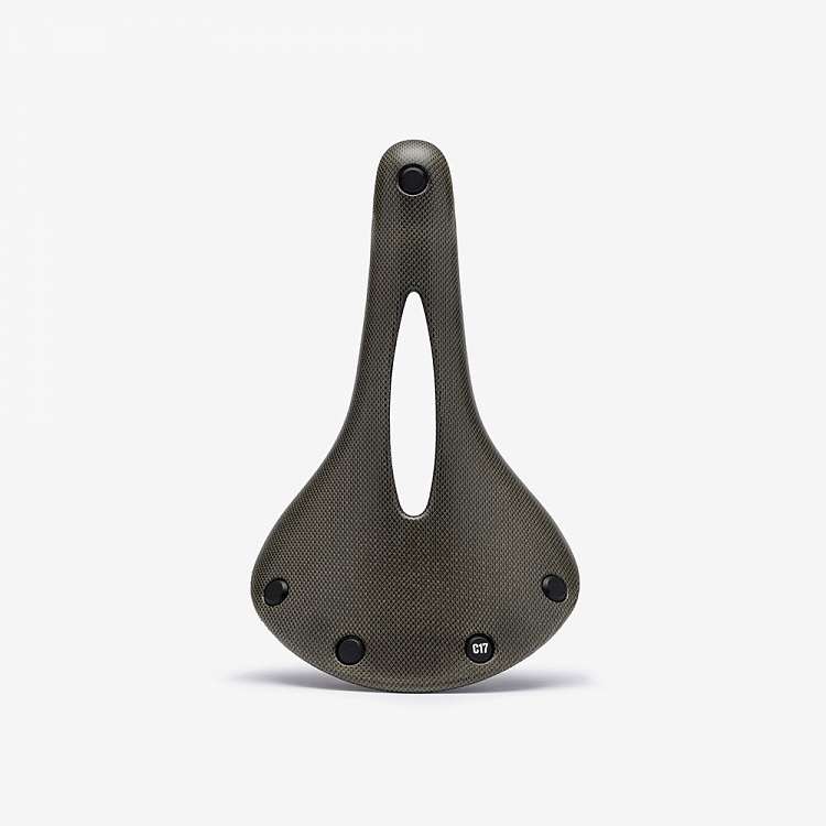 Седло для велосипеда Brooks C17 Carved Cambium Saddle Mud Green