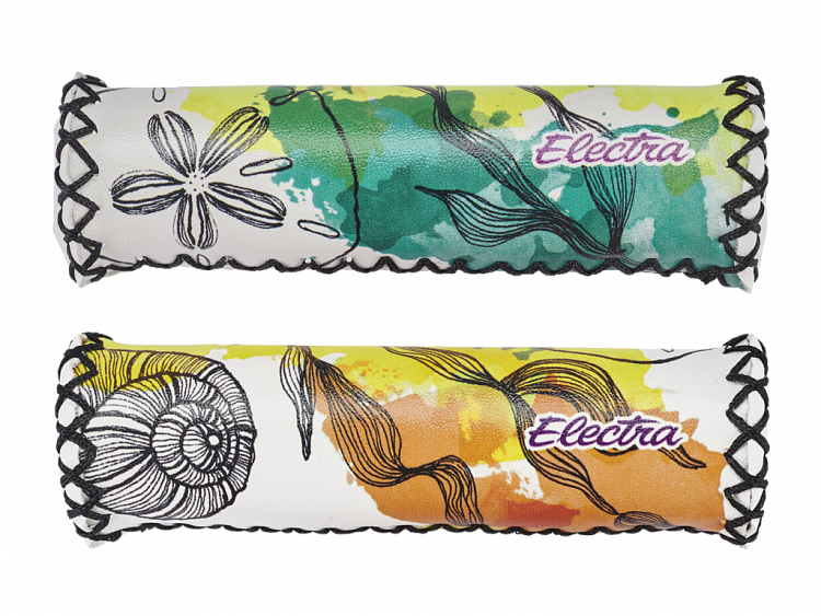 Грипсы Electra Sea Shells Foam Grips Long/Long White