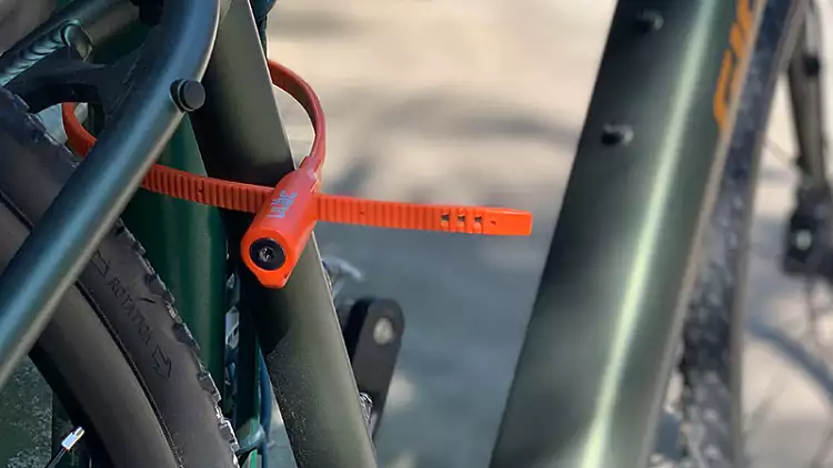 Велосипедный замок Ulac Air Just Z-tie Lock Grey