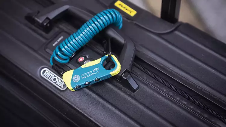 Велосипедный замок Ulac Piccadilly Evo Teal