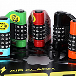 Велосипедный замок Ulac Air Alarm Combo Disc Lock Black