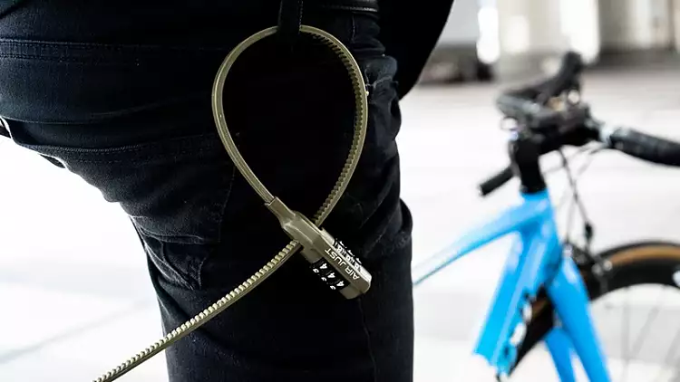 Велосипедный замок Ulac Air Just Z-tie Lock Combo Grey