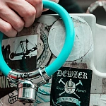 Велосипедный замок Ulac The Mood Fixie Cable Lock Rosa