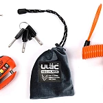 Велосипедный замок Ulac Air Alarm Disc Lock Orange