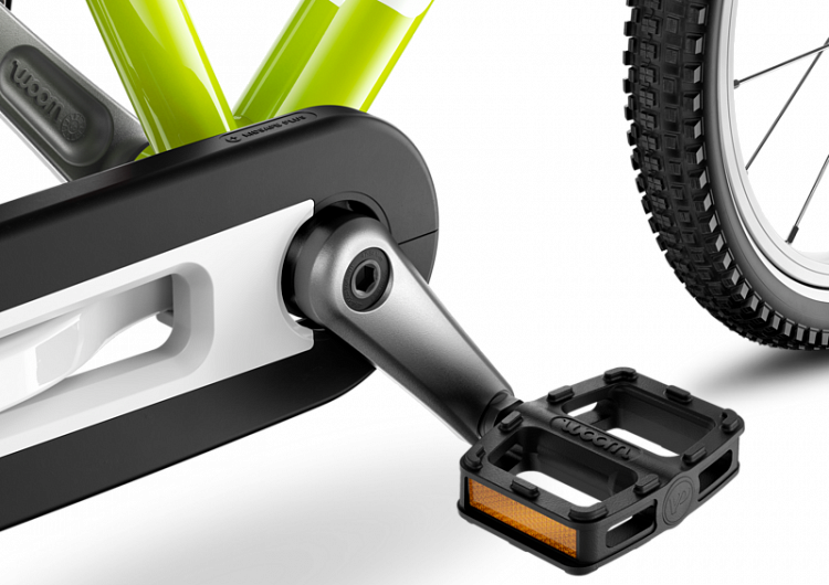 Детский велосипед Woom original 3 G lizard lime 16