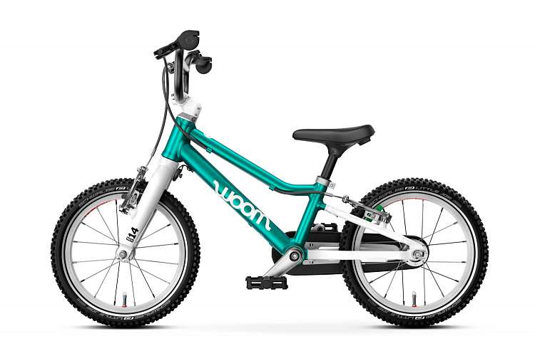 Детский велосипед Woom go 2 metallic turquoise/petrol 14”