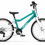 Детский велосипед Woom go 4 metallic turquoise/petrol 20”
