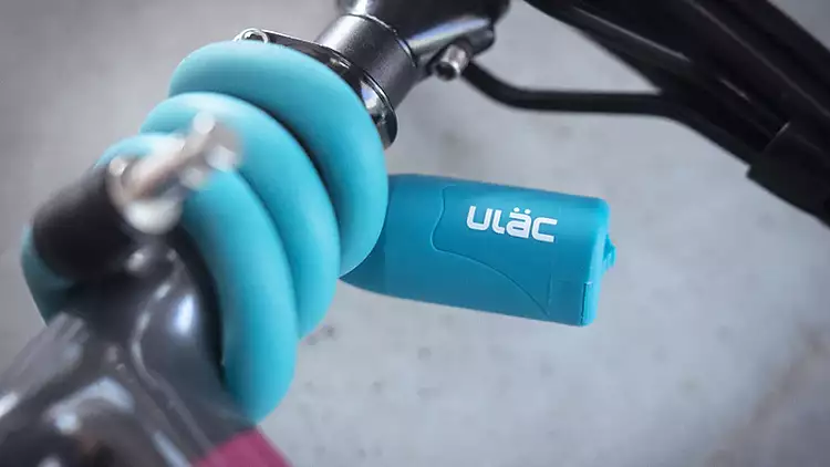 Велосипедный замок Ulac Avenir Memory Cable Lock Rosa