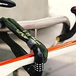 Велосипедный замок Ulac Street Fighter Steel Chain Lock Combo Grey