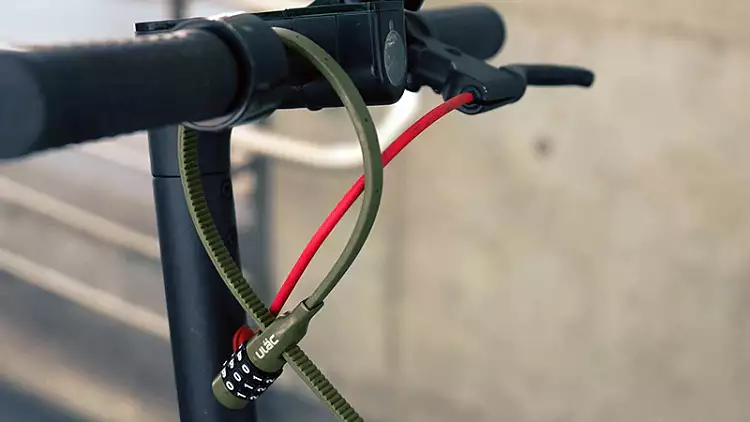 Велосипедный замок Ulac Air Just Z-tie Lock Combo Grey
