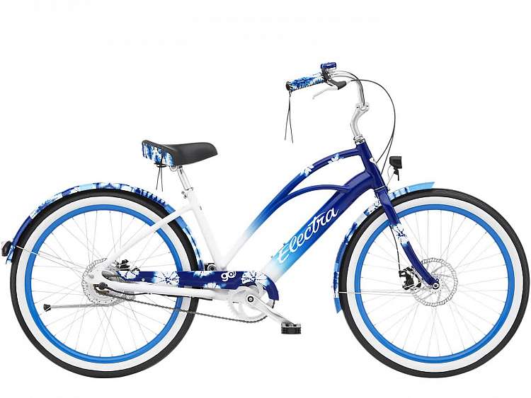 Электровелосипед Electra Cruiser GO! Step Thru Shibori