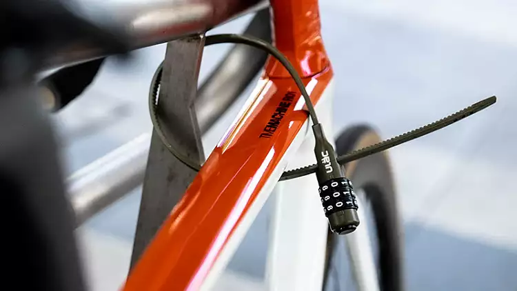 Велосипедный замок Ulac Air Just Z-tie Lock Combo Grey