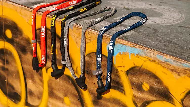 Велосипедный замок Ulac Supreme Steel Chain Lock Red