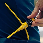 Велосипедный замок Ulac Air Just Z-tie Lock Combo Grey