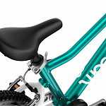 Детский велосипед Woom go 3 AUTOMAGIC metallic turquoise/petrol 16